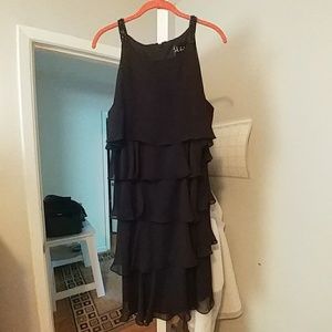 Black cocktail dress